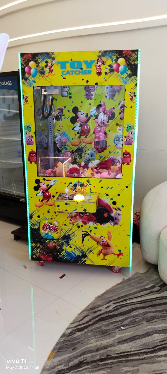 toy catcher machine on rent in nodia