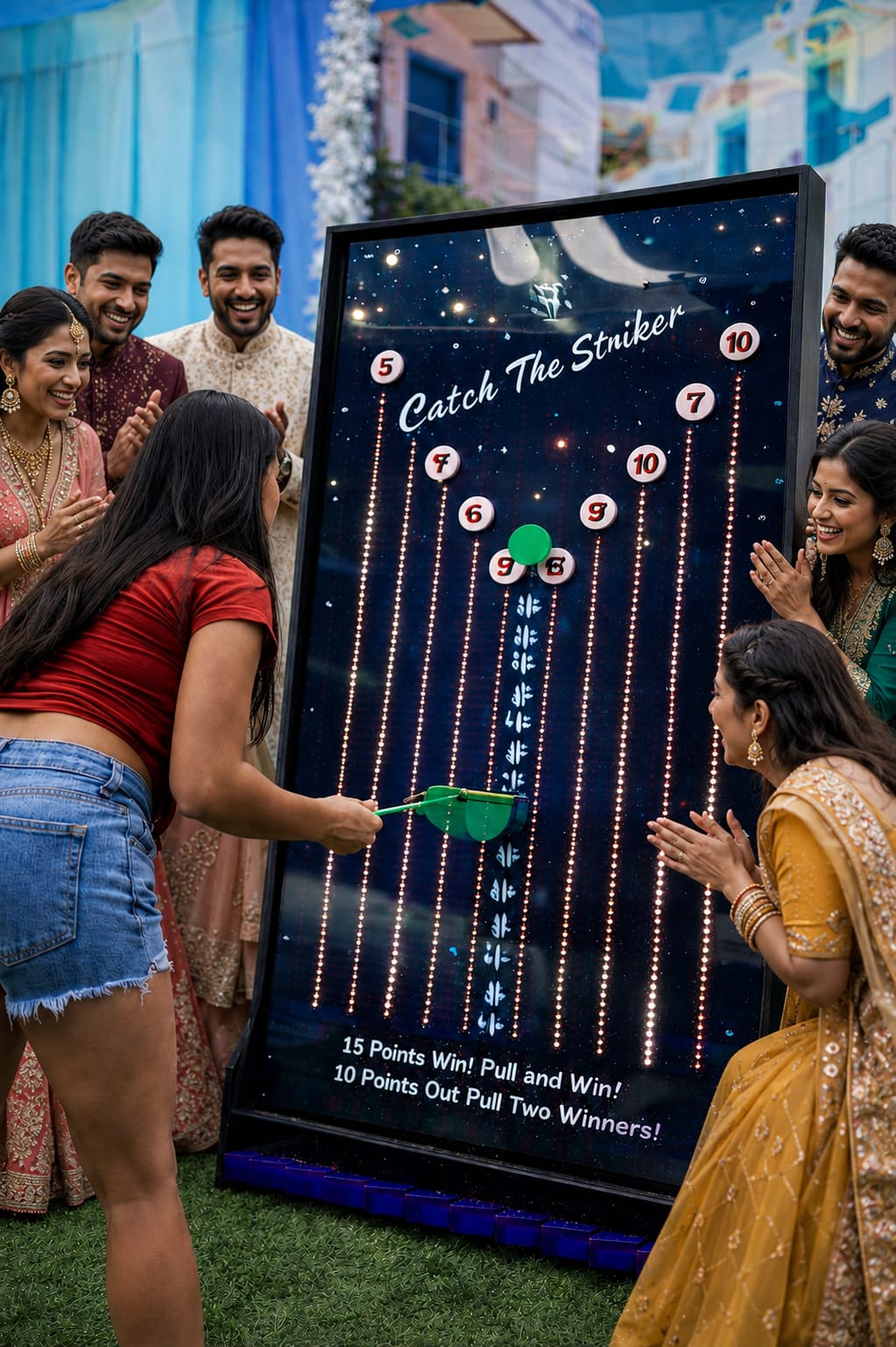 catch the sticker game on rent in delhi
